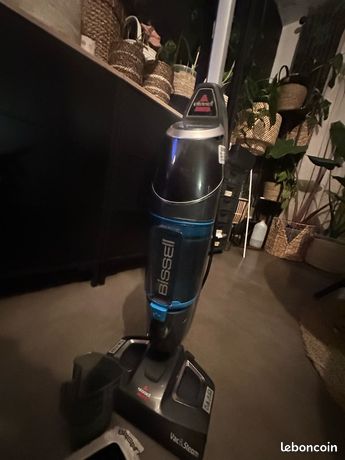 BISSELL Vac & Steam Titanium - 2 en 1 Aspirateur et Nettoyeur Vapeur