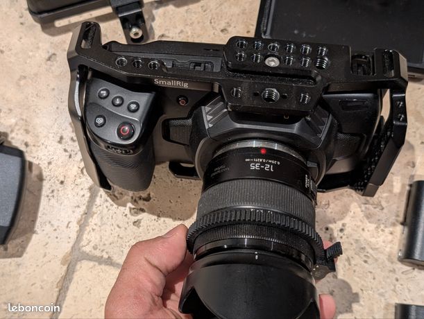 Black Magic 4k + Lumix G 12-35 2.8f