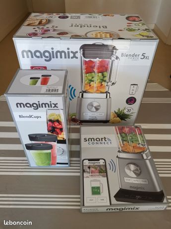 Blender Magimix power 5 xl connect + blendcups blender Magimix + balance blender smart connect Magimix neufs