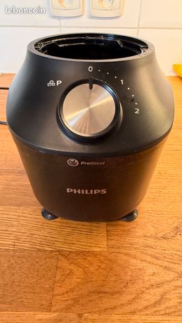 Blender Philips HR2191/01 Moteur seul bol cassé Parfait état de fonctionnement