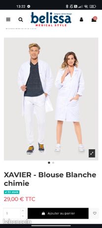 Blouse blanche médicale