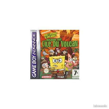 Bob l eponge attaquesur l ile du volcan