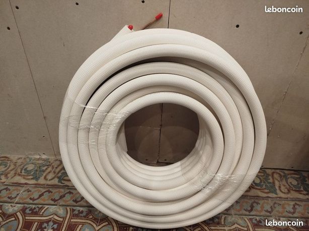 Bobine de liaisons frigorifiques cuivre isolé 1/4 3/8 20 m