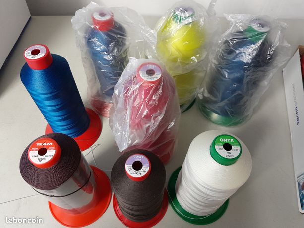 Bobines de fils polyester pour piqueuse plate