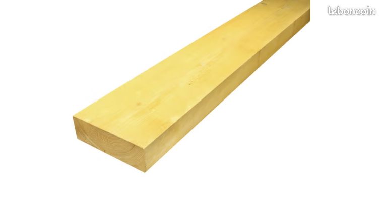 Bois de charpente Madrier Contre-collé sapin Traité Reliquat Fin de Chantier