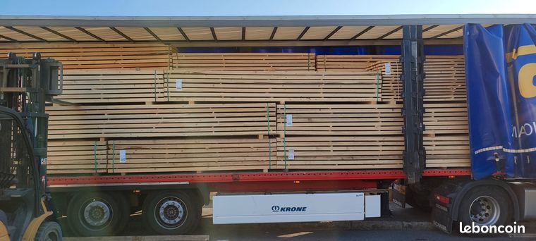 Bois de charpente : madriers - bastaings - planches de coffrage - chevrons - OSB3 15mm-18mm -22mm