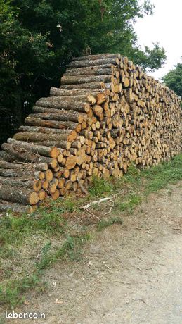 Bois de chauffage chêne et hêtre sec en billons de 2.0m livré par camion