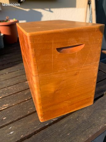 Boite à fiche trieur bureau bois moyen notaire 3 compartiments