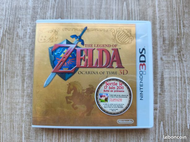 Boite collector Zelda Ocarina of Time 3D Nintendo 3DS