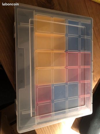 Boîte de rangements bricolage lego jouets