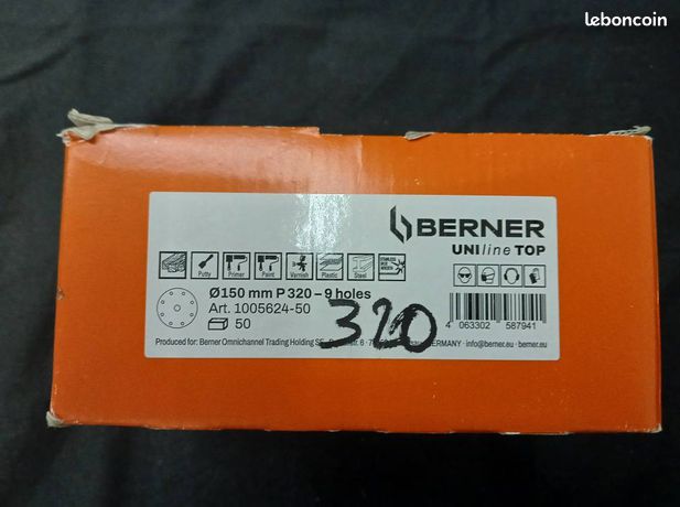 Boîte papier à ponçer pour orbital 320