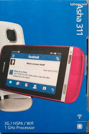 Boite Vide Nokia Asha 311 Mobile Telephone Comme Neuve
