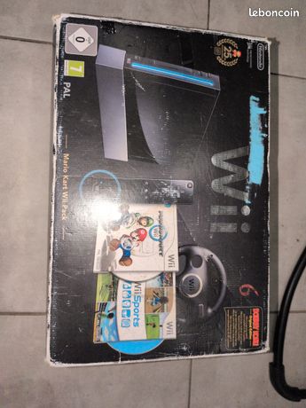 Boite vide pour console Nintendo Wii Mario kart 25 e anniversaire