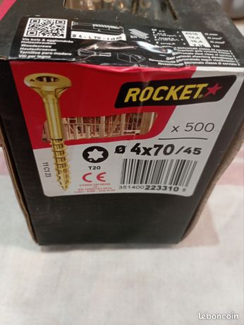 Boite vis 4x70 rocket torx