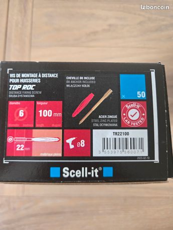 Boîte vis de montage huisseries scell it