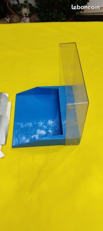 Boîte de rangement plastique pour disquettes 8 pouces (vintage)