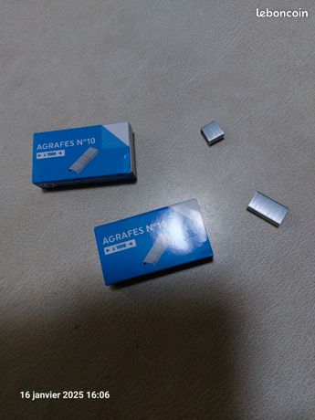 Boîtes agrafes