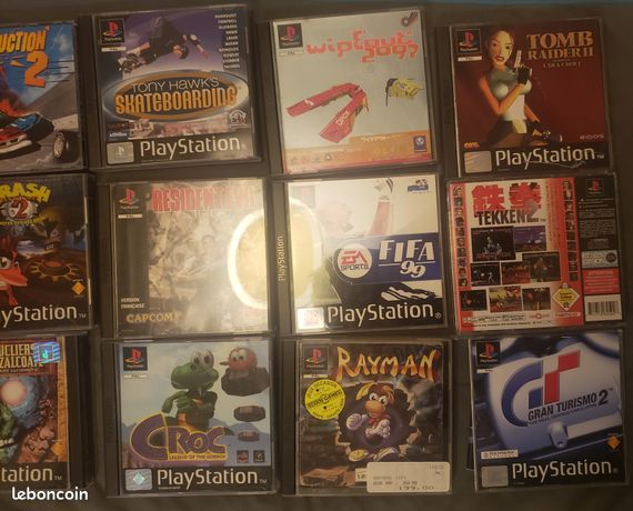 Boites et notices Jeu Playstation 1