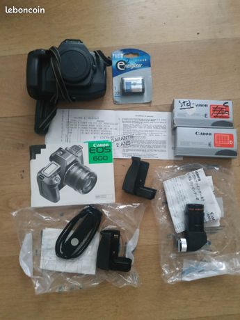 Boîtier canon EOS 600 et accessoires