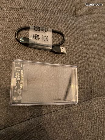 Boîtier Externe pour 2.5 Pouces USB 3.0 Disque Dur SATA III II I HDD SSD 2To Max 5GbpsUASP Compatible