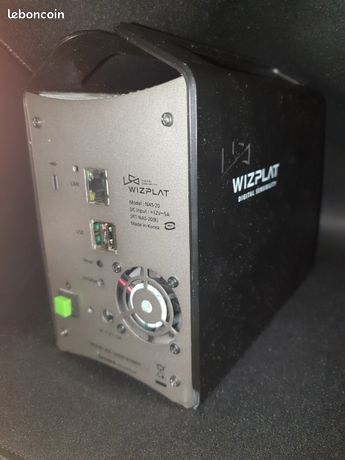 Boîtier nas Wizplat 2 baies