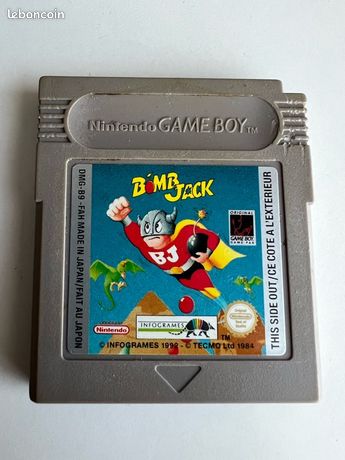 Bomb jack Game boy Nintendo