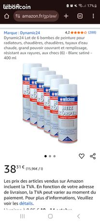 Bombe peinture radiateur