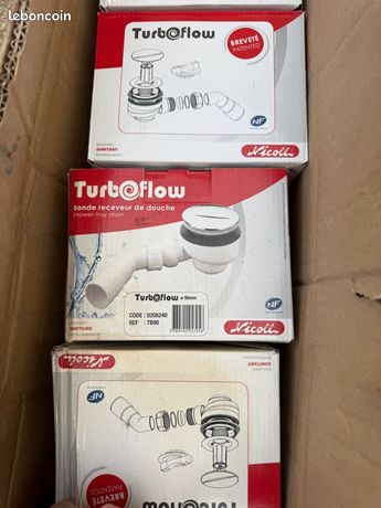 Bonde de douche extra plate 90