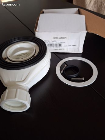 Bonde receveur extrq plat 90