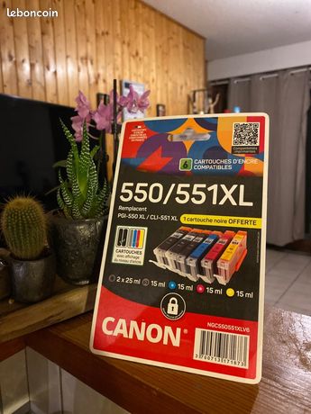 Bonjour je des cartouches d’encre pour imprimante CANON. (550/551XL)