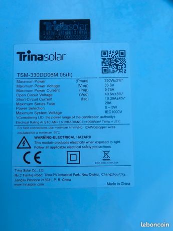 Bonne affaire panneaux solaires