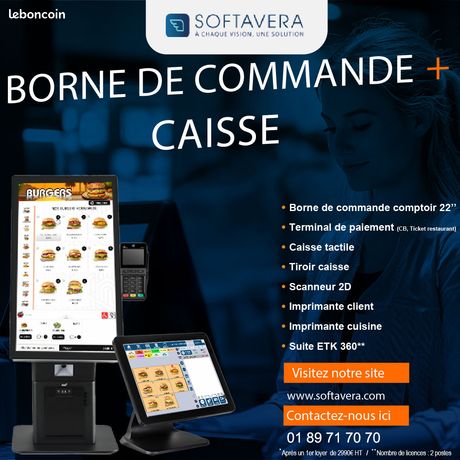 Boostez vos ventes avec une borne de commande tactile : Fast Food & Boulangerie