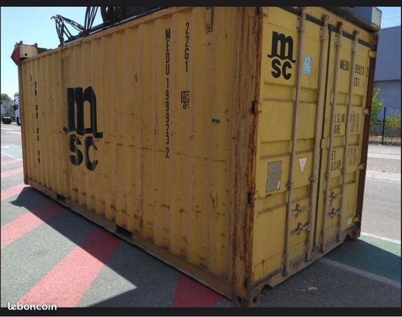 BORDEAUX container stock conteneur 20 pieds CWO