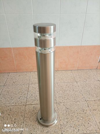 Borne lumineuse inox