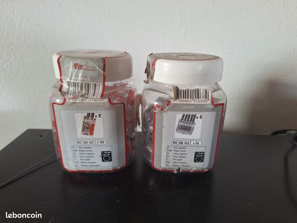 Bornes de connexion électrique rapides