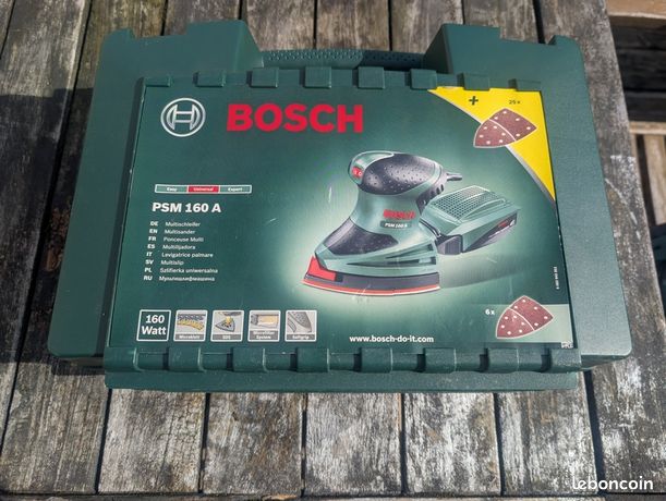 Bosch ponceuse multi psm 160-a avec coffret