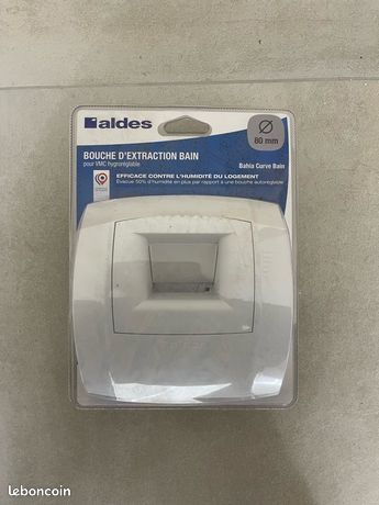 Bouche dextraction bain Aldes Bahia Curve VMC hygroréglable