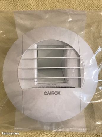 Bouche d’extraction hygroréglable pour cuisine, alimentation 12 V, diamètre 125 mm – Réglage automatique du débit d’air selon le taux d’humidité ambiant – Adaptée pour système VMC simple flux