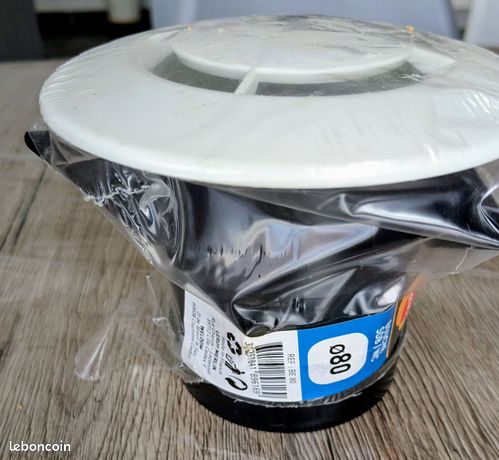 Bouche VMC d'extraction pvc Diam.80/80 mm