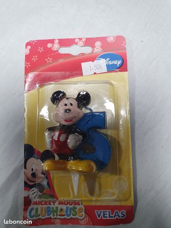 Bougies d'anniversaire Mickey Mouse Clubhouse - Chiffre 5