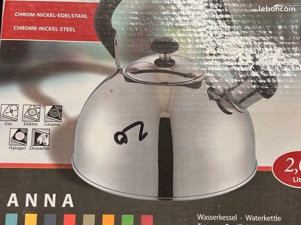 Bouilloire à siffler en acier inoxydable