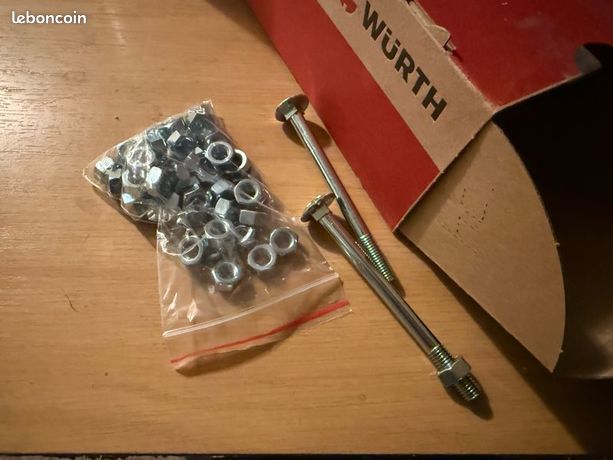 Boulons poêlier M8x100