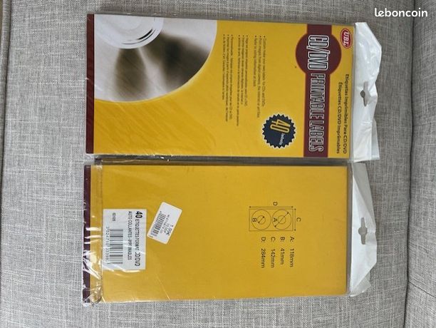 BRADERIE-Étiquettes adhésives imprimables