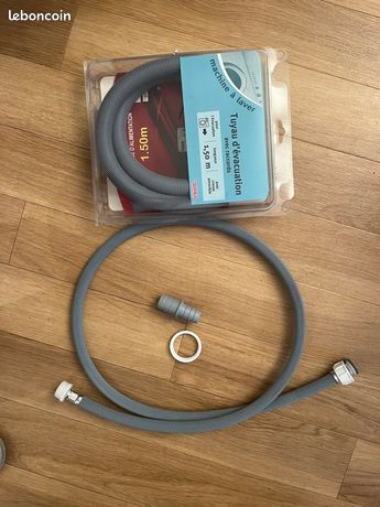 Branchement machine à laver vers eau