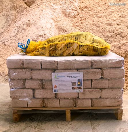 Briques de bois compressé- chauffage