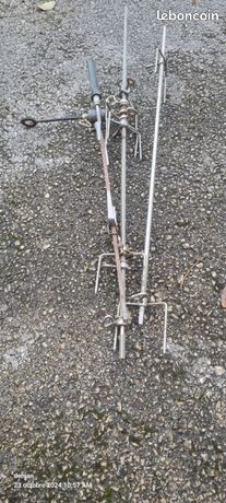 Broches barbecue avec contre poids