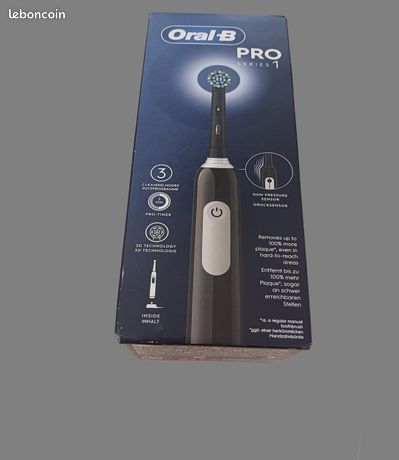 Brosse à dent ORAL B Noir Pro , Entièrement Neuve, Dans sa boite, (Emballage clos)