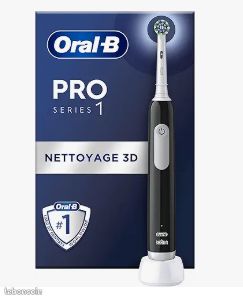 Brosse à dents électrique noire ORAL B - PRO - SERIES1