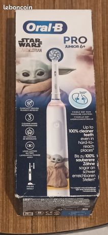 Brosse à dents électrique Oral B PRO Junior 6+ Star Wars The Mandalorian Neuf