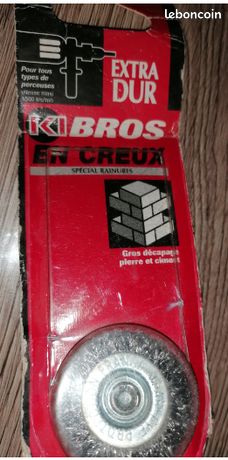 Brosse circulaire sur tige Ø 38